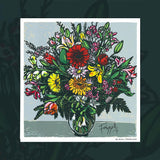 Big Bunch signed Dick Frizzell print